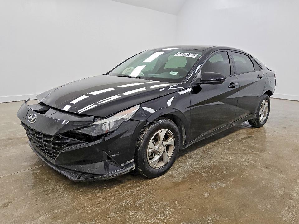 2022 Hyundai Elantra VIN KMHLL4AG8NU329158 COPART salvage auction — FRONT END, GA - CERTIFICATE OF TITLE, sold $3,300 on 2026-07-14 (photo 1)