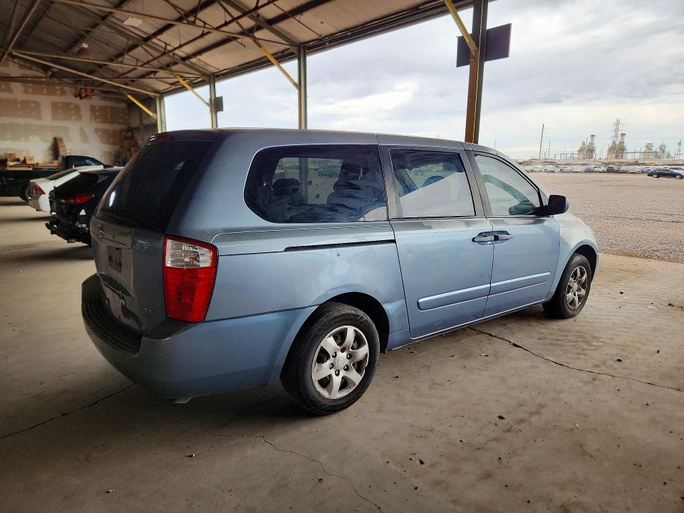 2006 Kia SEDONA VIN KNDMB233X66032201 COPART salvage auction — REAR END, AZ - CERTIFICATE OF TITLE, sold $475 on 2026-07-29 (photo 3)