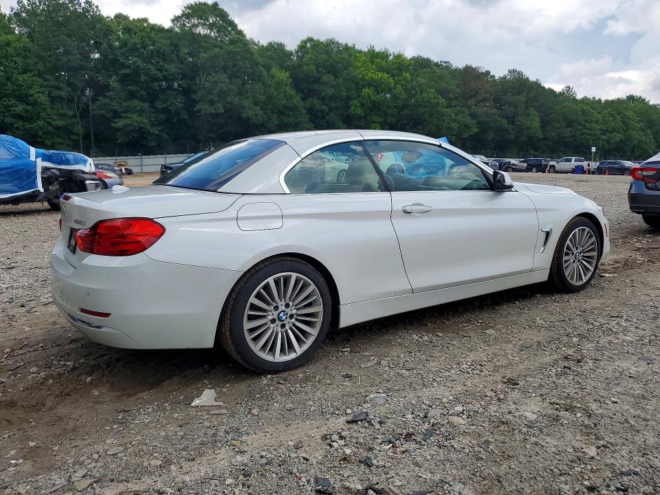 2015 BMW 4er VIN WBA3V5C51FP752614 COPART salvage auction — FRONT END, Ga - Cert Of Title-Salvage, sold $6,800 on 2026-07-10 (photo 3)