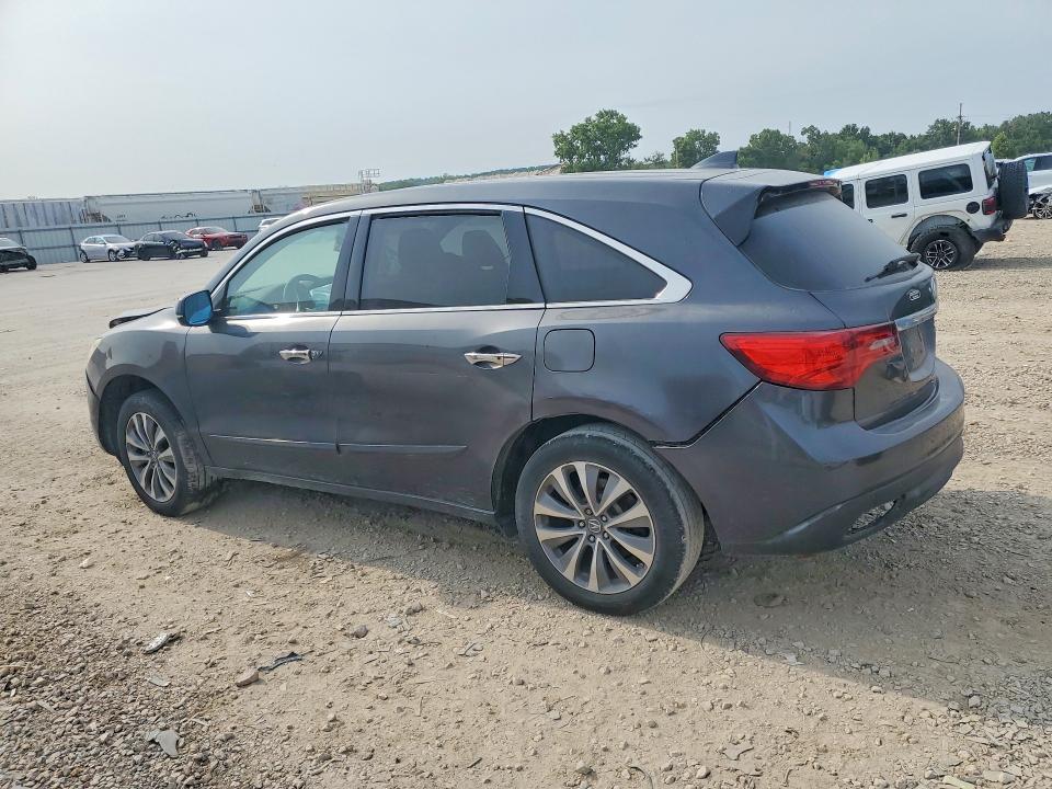 2016 Acura Mdx VIN 5FRYD3H43GB002190 COPART salvage auction — FRONT END, Ks - Cert Of Title-Salvage, sold $1,150 on 2026-07-24 (photo 2)