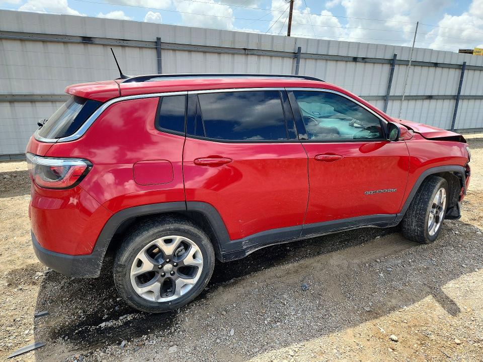 2018 Jeep VIN 3C4NJCCB6JT357883 COPART salvage auction — FRONT END, Tx - Salvage Vehicle Title, sold $200 on 2026-07-22 (photo 3)