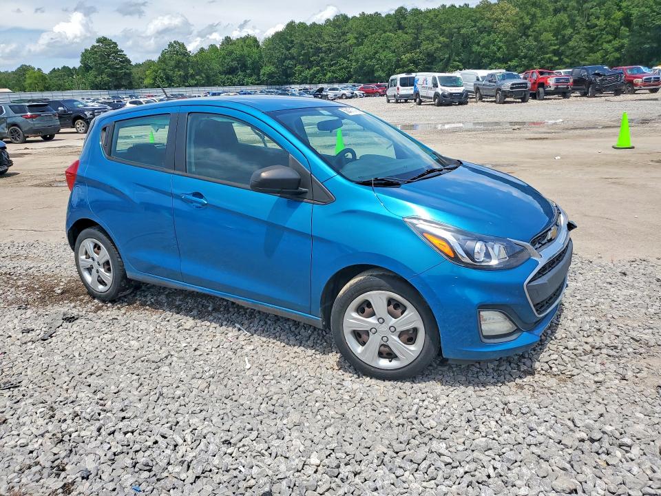 2021 Chevrolet Spark VIN KL8CA6SA8MC709226 COPART salvage auction — FRONT END, MS - CERT OF TITLE-SALVAGED, sold $1,400 on 2026-07-24 (photo 4)