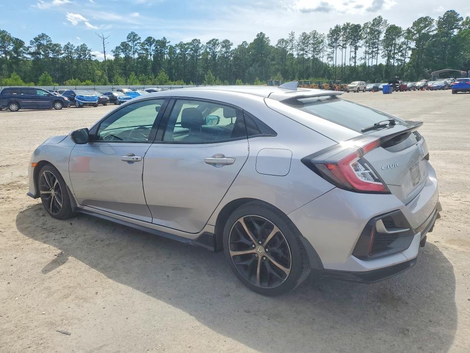 2021 Honda Civic VIN SHHFK7H99MU206617 COPART salvage auction — FRONT END, Sc - Cert Of Title-Salvage, sold $8,100 on 2026-07-15 (photo 2)