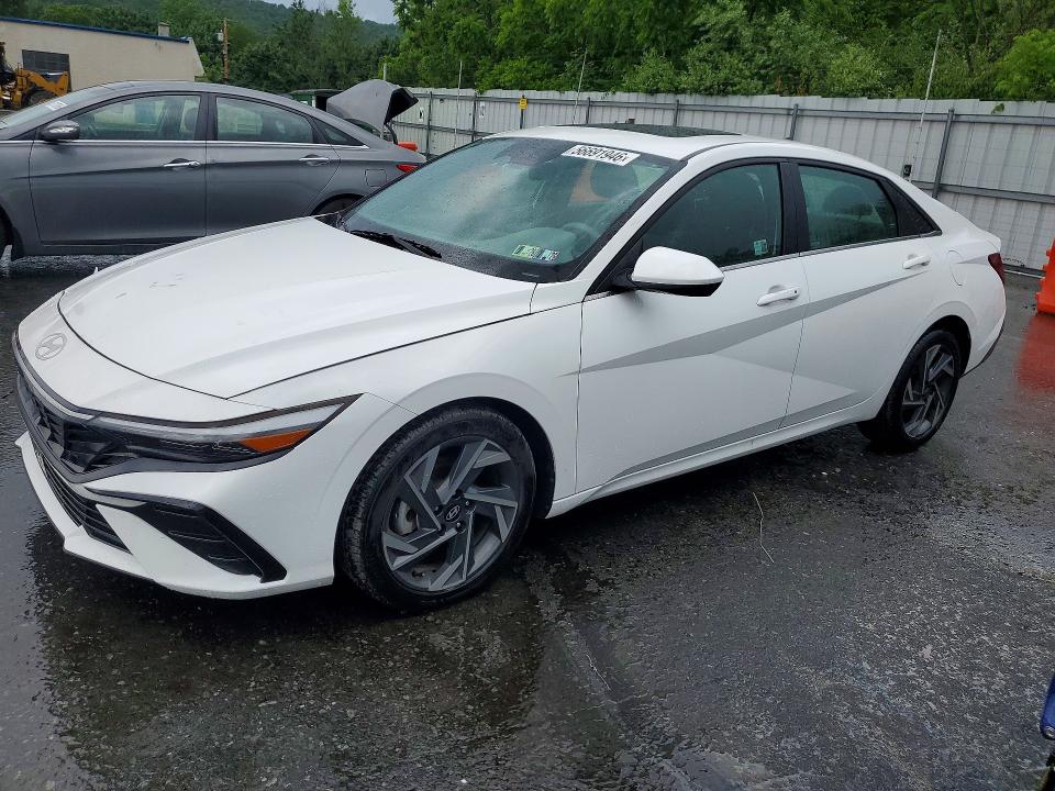 2024 Hyundai Elantra VIN KMHLS4DG6RU753121 COPART salvage auction — FRONT END, Pa - Certificate Of Salvage, sold $6,800 on 2026-07-28 (photo 1)