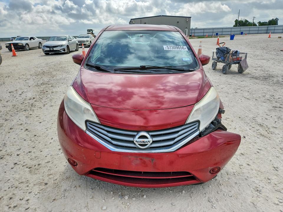 2016 Nissan Versa VIN 3N1CE2CP5GL376356 COPART salvage auction — FRONT END, Tx - Salvage Vehicle Title, sold $1,450 on 2026-07-09 (photo 5)