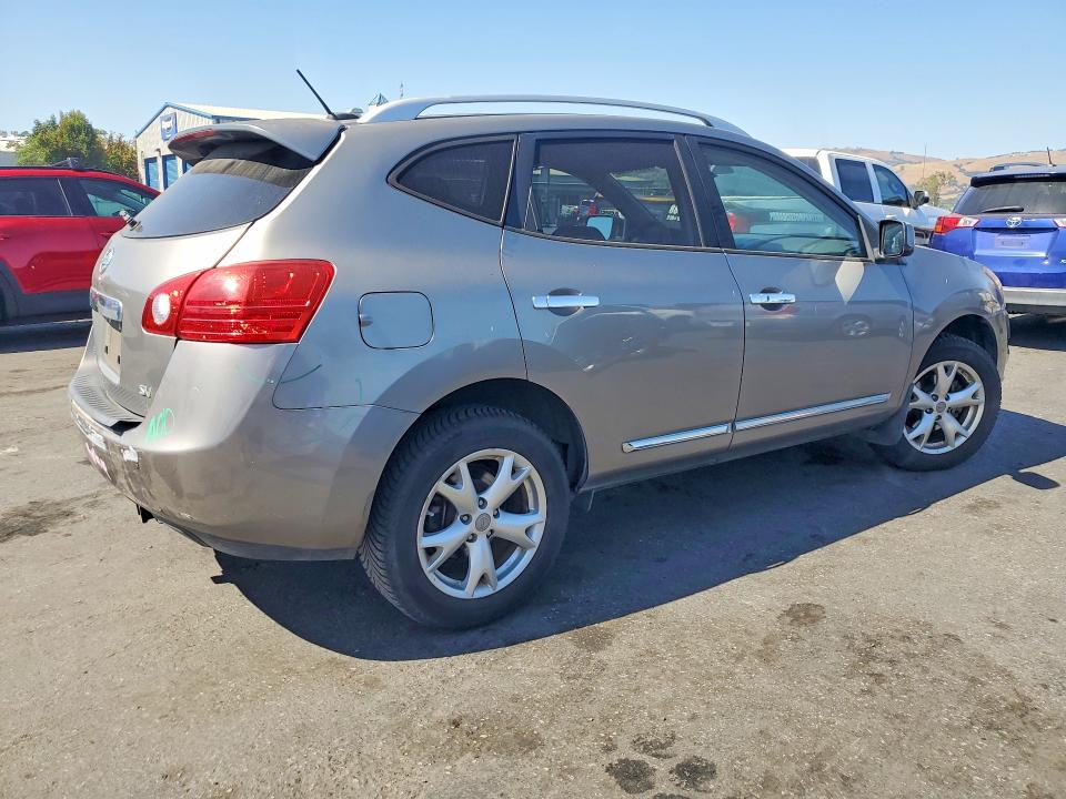 2011 Nissan Rogue sport VIN JN8AS5MT4BW165361 COPART salvage auction — REAR END, Ca - Salvage Certificate, sold $1,150 on 2026-07-07 (photo 3)