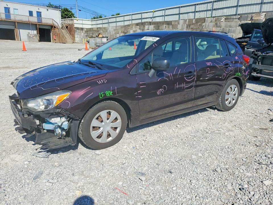 2013 Subaru VIN JF1GPAA61DH803058 COPART salvage auction — FRONT END, Ky - Cert Of Title-Salvage, sold $875 on 2026-07-17 (photo 1)