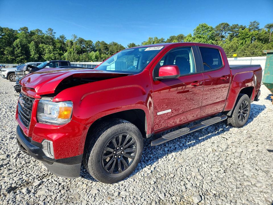 2022 Gmc Canyon VIN 1GTG5CEA8N1110640 COPART salvage auction — FRONT END, Ga - Cert Of Title-Salvage, sold $8,900 on 2026-07-09 (photo 1)