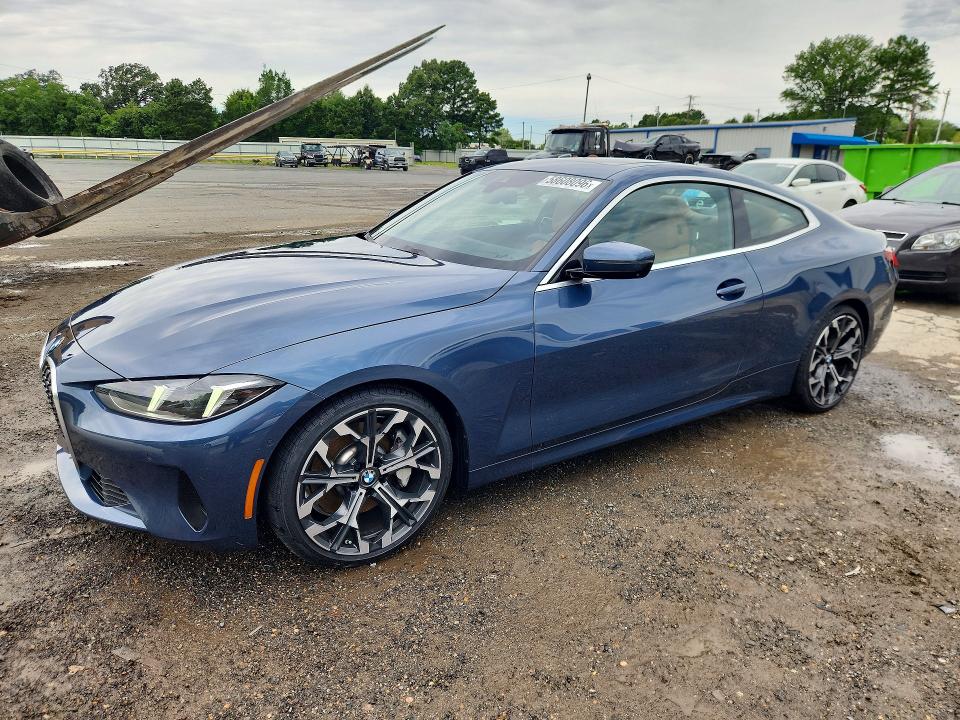 2026 BMW 4er VIN WBA43DA03TCW11526 COPART salvage auction — WATER/FLOOD, La - Certificate Of Destruction, sold $18,200 on 2026-07-16 (photo 1)