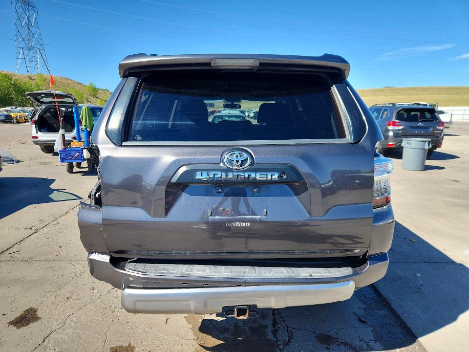 2019 Toyota 4runner VIN JTEBU5JR8K5669237 COPART salvage auction — REAR END, Co - Public - Salvage Title, sold $8,900 on 2026-07-27 (photo 6)