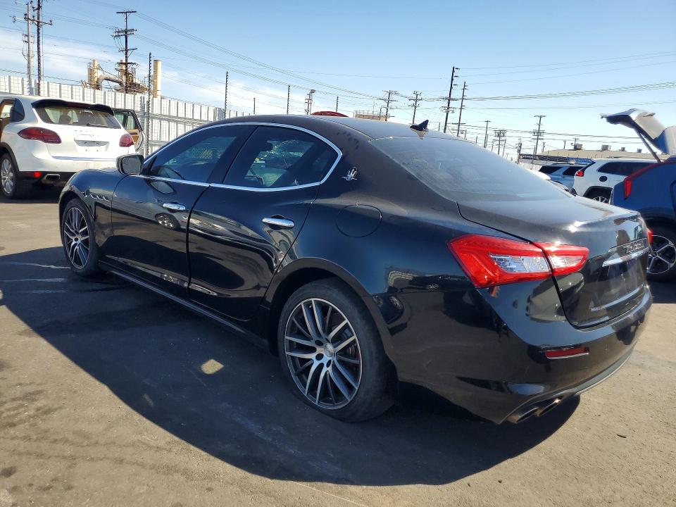 2018 Maserati Ghibli VIN ZAM57XSA8J1295016 COPART salvage auction — MINOR DENT/SCRATCHES, Ca - Dis/Dlr/Exp Only Lien Papers (P), sold $2,500 on 2026-07-13 (photo 2)
