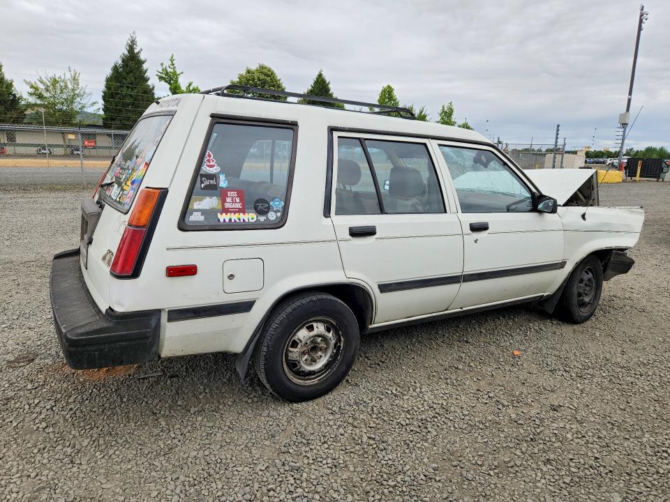 1985 Toyota Tercel VIN JT2AL32W8F0156044 COPART salvage auction — FRONT END, Or - Salvage Title Certificate, sold $175 on 2026-07-14 (photo 3)