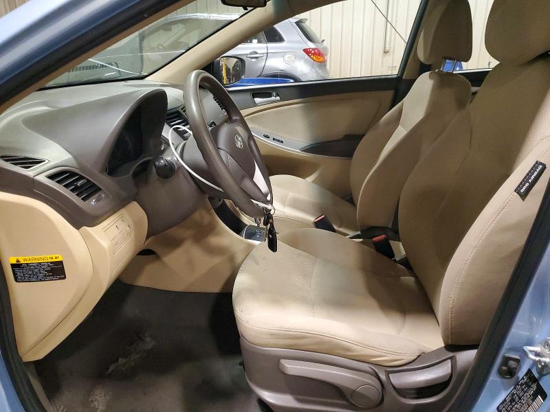 2014 Hyundai Accent VIN KMHCT4AE0EU715412 COPART salvage auction — FRONT END, Pa - Certificate Of Salvage, sold $175 on 2026-07-21 (photo 7)