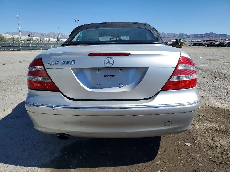 2004 Mercedes-benz Clk-class VIN WDBTK65G44T026037 COPART salvage auction — UNDERCARRIAGE, Nv - Salvage Title, sold $150 on 2026-07-28 (photo 6)