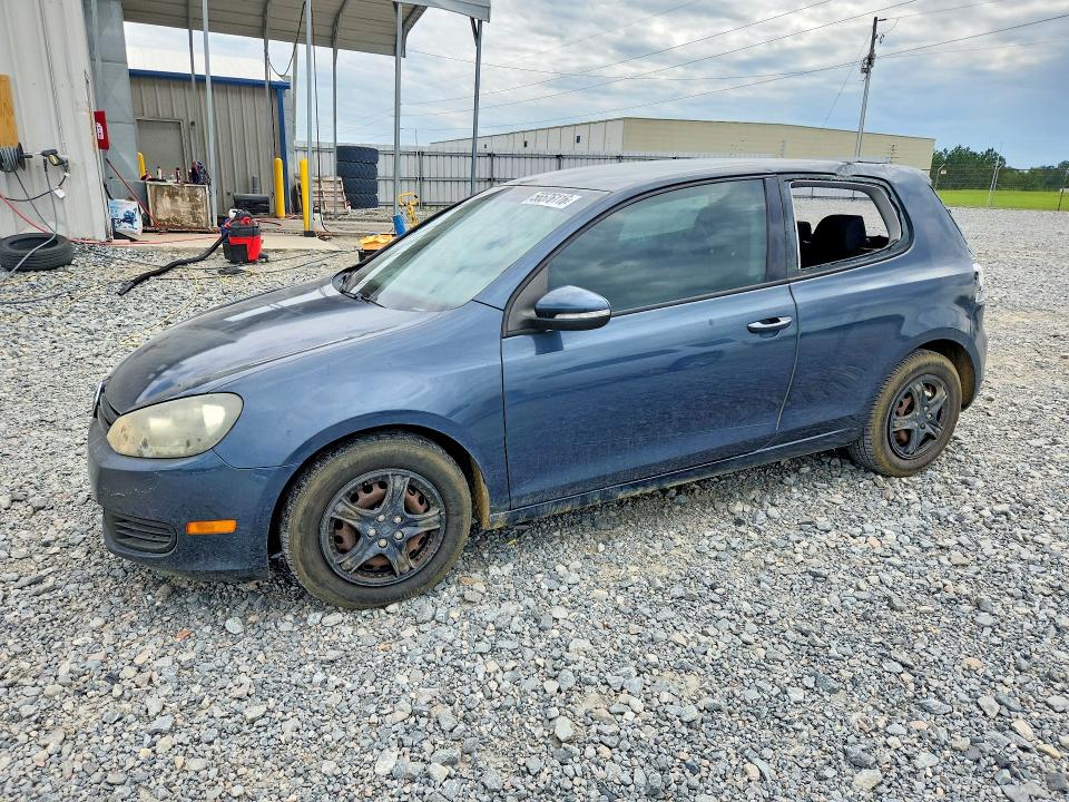2012 Volkswagen Golf VIN WVWBB7AJ4CW196559 COPART salvage auction — REAR END, Ga - Cert Of Title-Salvage, sold $475 on 2026-08-04 (photo 1)