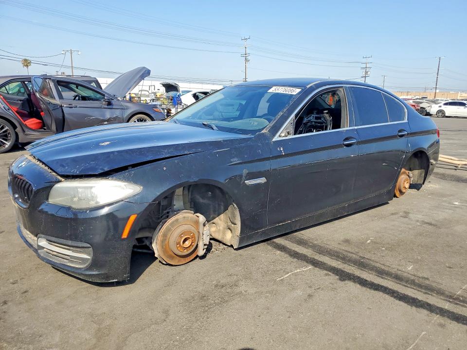 2014 BMW 5er VIN WBA5B1C50ED476632 COPART salvage auction — VANDALISM, Ca - Salvage Certificate, sold $225 on 2026-07-13 (photo 1)