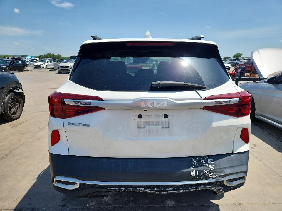 2022 Kia Seltos VIN KNDERCAA0N7334483 COPART salvage auction — REAR END, Tx - Certificate Of Title, sold $8,300 on 2026-07-02 (photo 6)