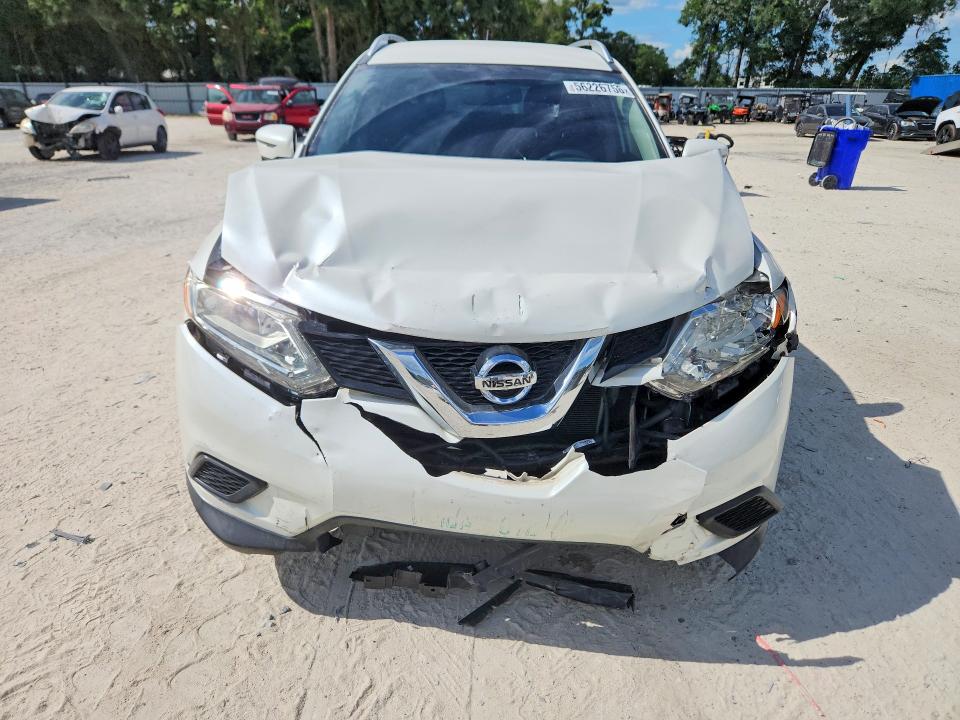2016 Nissan Rogue VIN KNMAT2MV3GP631808 COPART salvage auction — FRONT END, Fl - Cert Of Title Slvg Rebuildable, sold $1,300 on 2026-07-14 (photo 5)