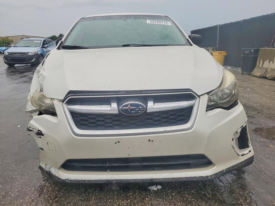 2012 Subaru Impreza VIN JF1GJAA67CH019774 COPART salvage auction — FRONT END, Fl - Cert Of Title Slvg Rebuildable, sold $375 on 2026-07-14 (photo 5)