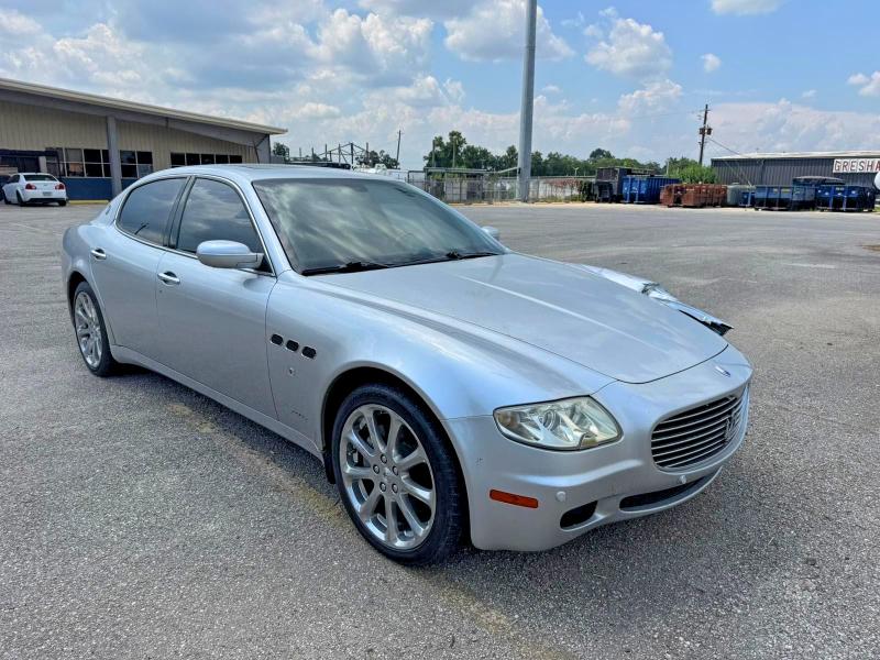 2006 Maserati Quattroporte VIN ZAMCE39A360022008 COPART salvage auction — FRONT END, Tx - Certificate Of Title (P), sold $1,950 on 2026-07-30 (photo 1)