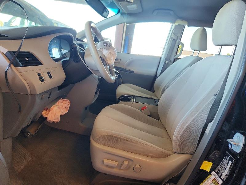 2012 Toyota Sienna VIN 5TDKK3DC0CS278469 COPART salvage auction — FRONT END, CA - SALVAGE CERTIFICATE, sold $1,250 on 2026-07-27 (photo 7)