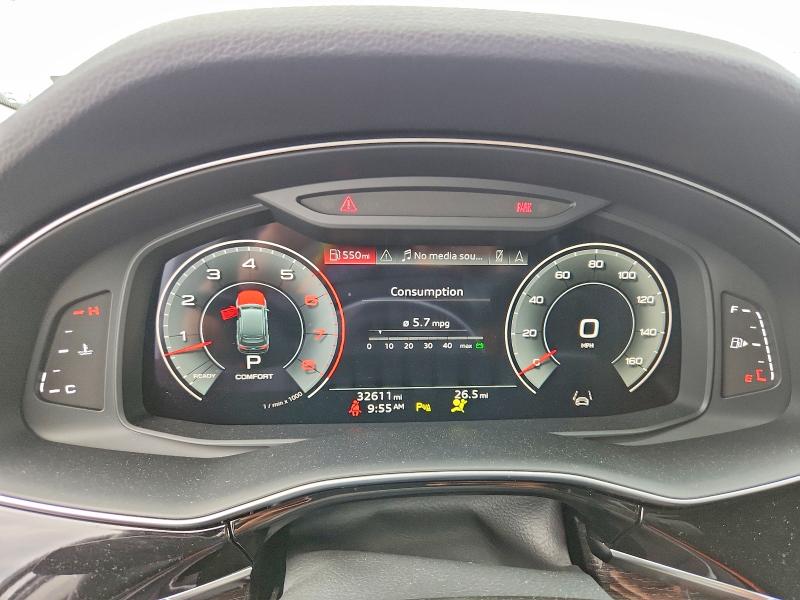 2023 Audi Q7 VIN WA1LXBF74PD007152 COPART salvage auction — FRONT END, Pa - Certificate Of Salvage, sold $3,000 on 2026-07-24 (photo 9)