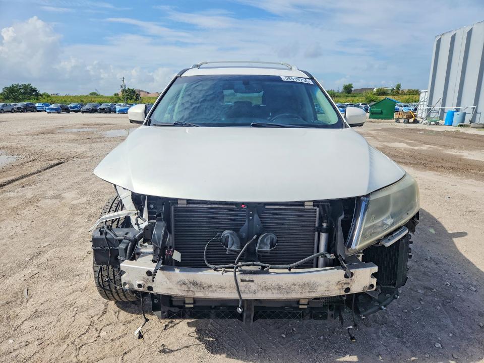 2014 Nissan VIN 5N1AR2MM5EC669319 COPART salvage auction — FRONT END, Fl - Cert Of Title Slvg Rebuildable, sold $1,550 on 2026-07-02 (photo 5)