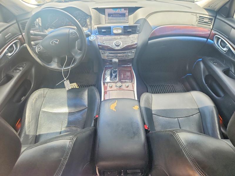 2012 Infiniti M VIN JN1BY1AP4CM334101 COPART salvage auction — HAIL, Mt - Certificate Of Title, sold $1,250 on 2026-07-02 (photo 8)