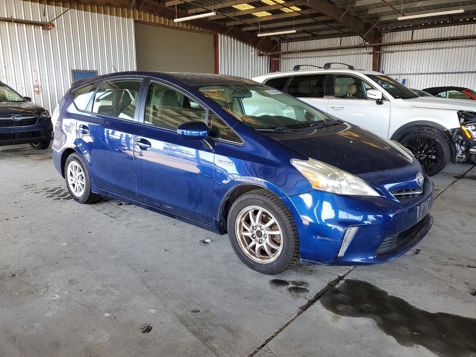 2012 Toyota Prius VIN JTDZN3EU6C3171487 COPART salvage auction — SIDE, Ca - Salvage Certificate, sold $950 on 2026-07-09 (photo 4)