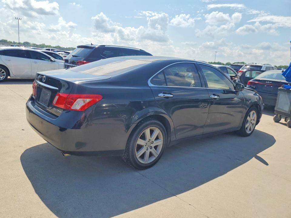 2009 Lexus Es 350 VIN JTHBJ46G792329280 COPART salvage auction — FRONT END, TX - SALVAGE VEHICLE TITLE (P), sold $1,000 on 2026-07-09 (photo 3)