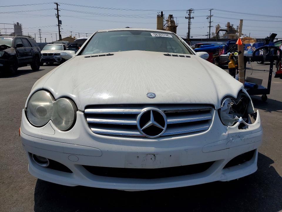 2008 Mercedes-benz Sl-class VIN WDBSK71F08F140068 COPART salvage auction — FRONT END, CA - SALVAGE CERTIFICATE, sold $3,050 on 2026-07-29 (photo 5)