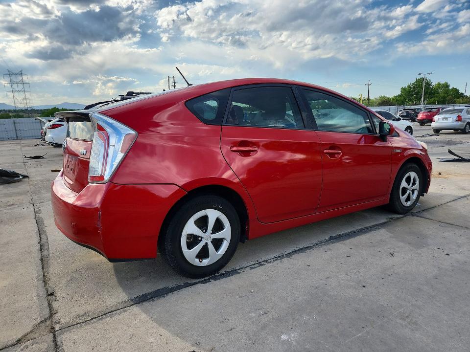 2013 Toyota Prius VIN JTDKN3DU3D5633593 COPART salvage auction — FRONT END, Co - Public - Salvage Title, sold $5,600 on 2026-07-27 (photo 3)