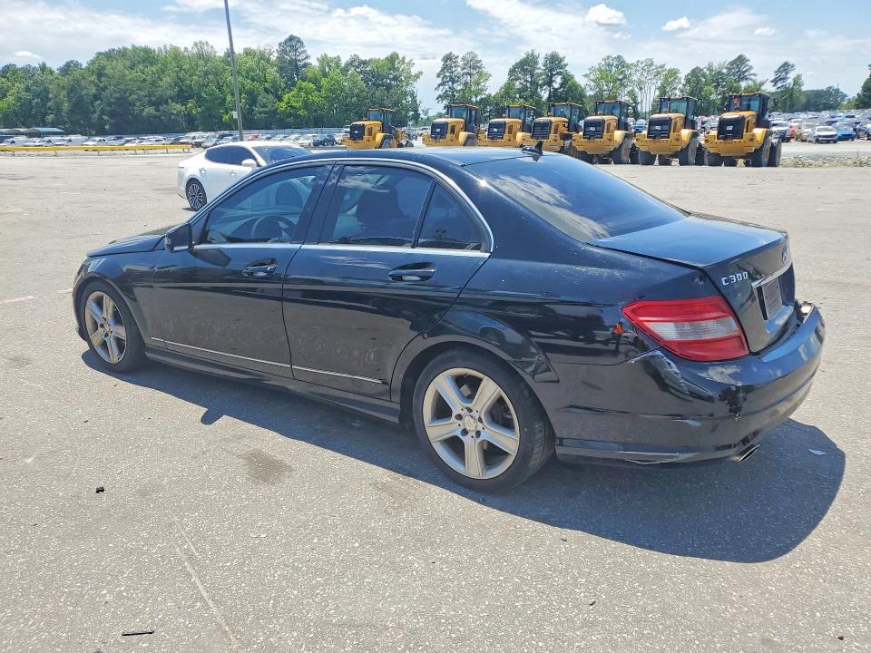 2010 Mercedes-benz C-klasse VIN WDDGF8BB7AR126885 COPART salvage auction — REAR END, NC - SALVAGE CERTIFICATE OF TITLE, sold $250 on 2026-07-28 (photo 2)