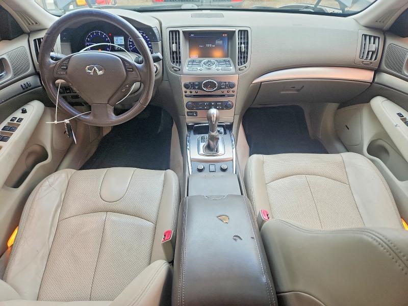 2011 Infiniti G37 VIN JN1CV6AR6BM408838 COPART salvage auction — REAR END, ON - PERMIT SALVAGE, sold $325 on 2026-07-28 (photo 8)
