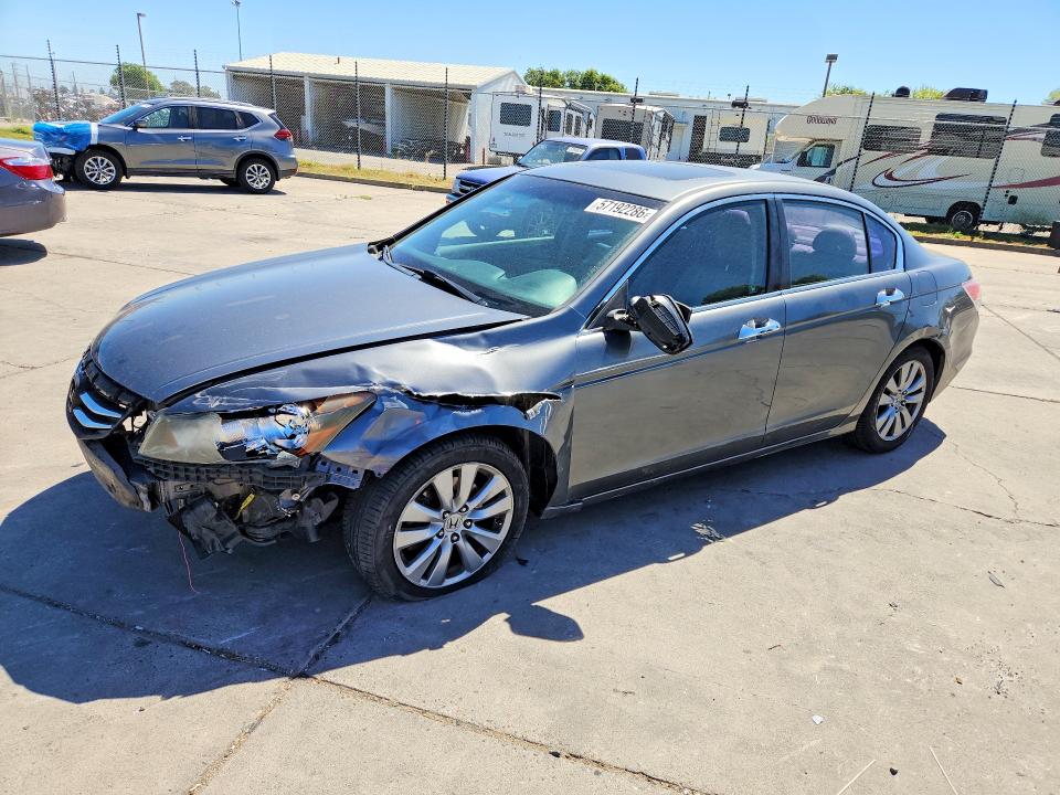 2012 Honda Accord VIN 1HGCP3F85CA026942 COPART salvage auction — FRONT END, Ca - Salvage Certificate, sold $1,450 on 2026-07-27 (photo 1)