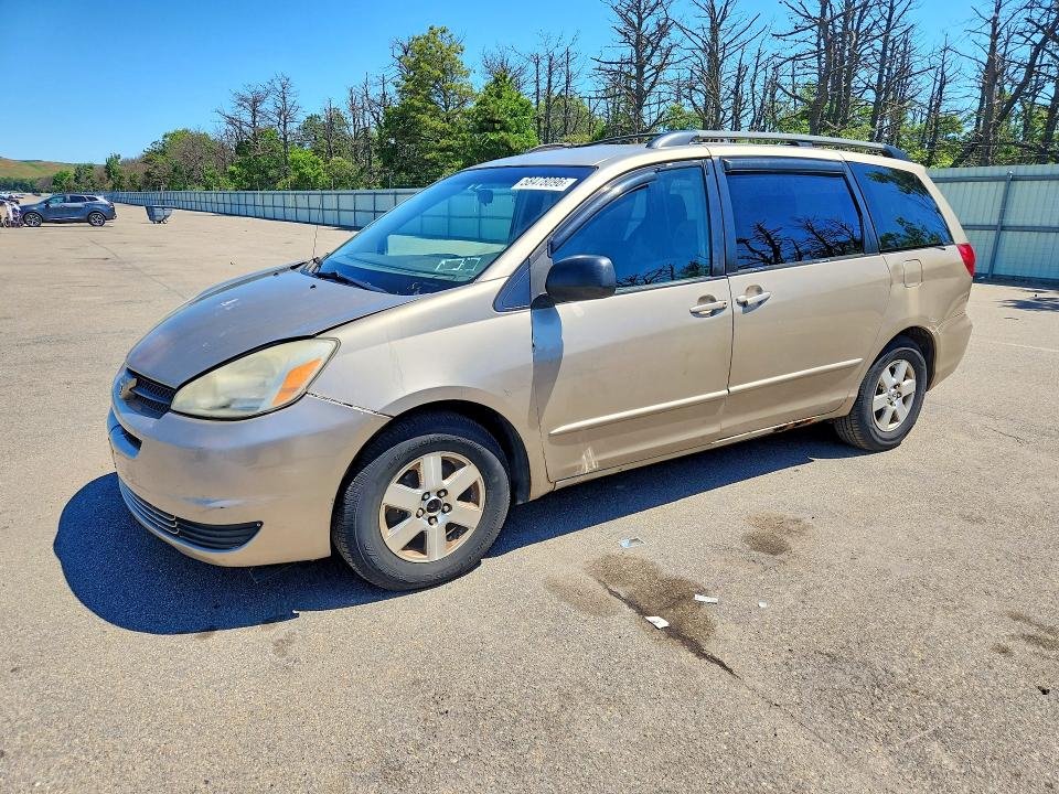2004 Toyota Sienna VIN 5TDZA23C24S218207 COPART salvage auction — FRONT END, Ny - Certificate Of Title, sold $825 on 2026-07-13 (photo 1)