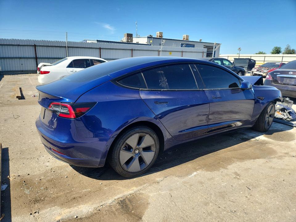 2021 Tesla Model 3 VIN 5YJ3E1EA3MF919536 COPART salvage auction — FRONT END, Ca - Salvage Certificate, sold $3,750 on 2026-07-24 (photo 3)