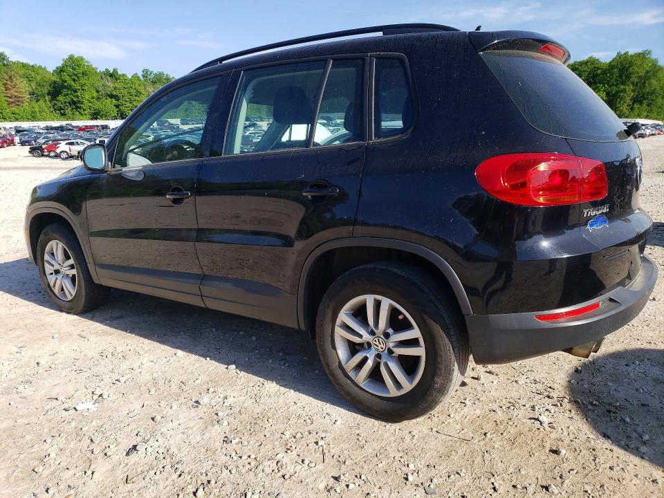 2016 Volkswagen Tiguan VIN WVGBV7AX1GW594647 COPART salvage auction — MECHANICAL, Ma - Certificate Of Title, sold $1,800 on 2026-07-11 (photo 2)