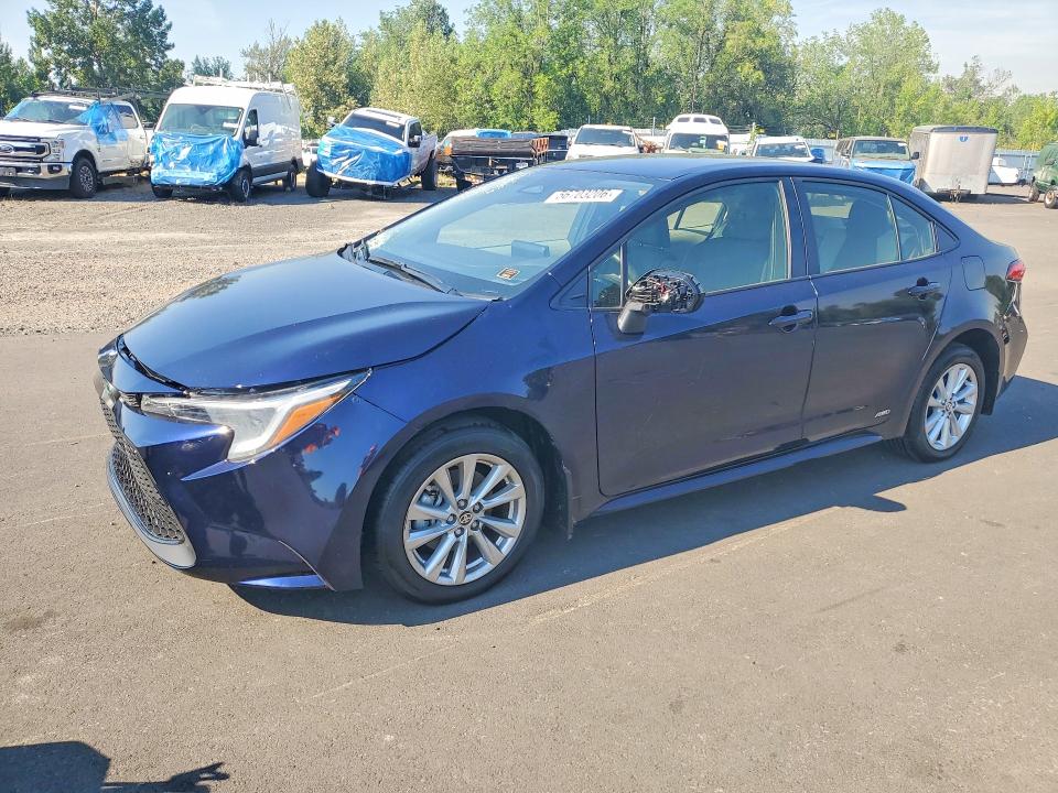 2025 Toyota Corolla VIN JTDBDMHE3S3016604 COPART salvage auction — FRONT END, OR - SALVAGE TITLE CERTIFICATE, sold $7,300 on 2026-07-06 (photo 1)
