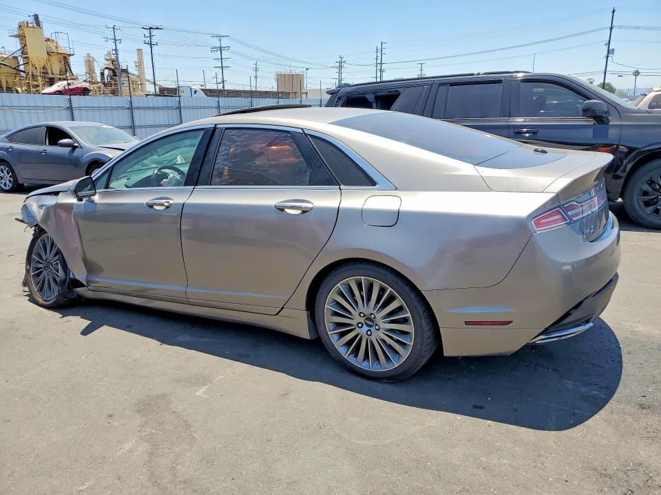 2015 Lincoln Mkz VIN 3LN6L2GK0FR617844 COPART salvage auction — FRONT END, Ca - Salvage Certificate, sold $250 on 2026-07-27 (photo 2)