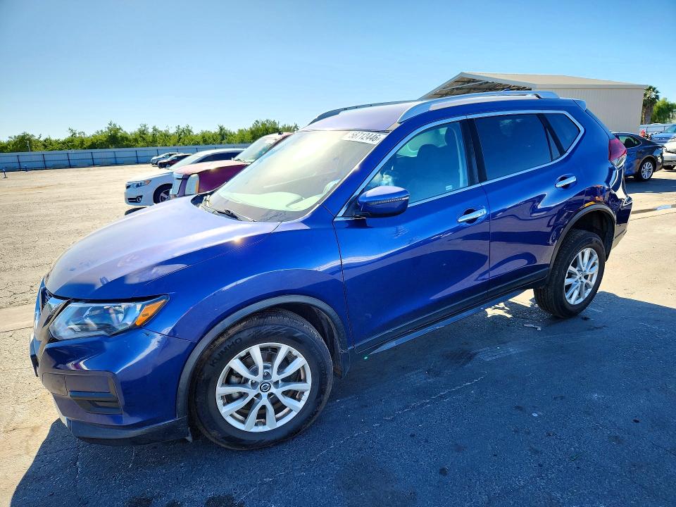 2018 Nissan Rogue VIN KNMAT2MT9JP600293 COPART salvage auction — REAR END, CA - SALVAGE CERTIFICATE, sold $925 on 2026-07-16 (photo 1)