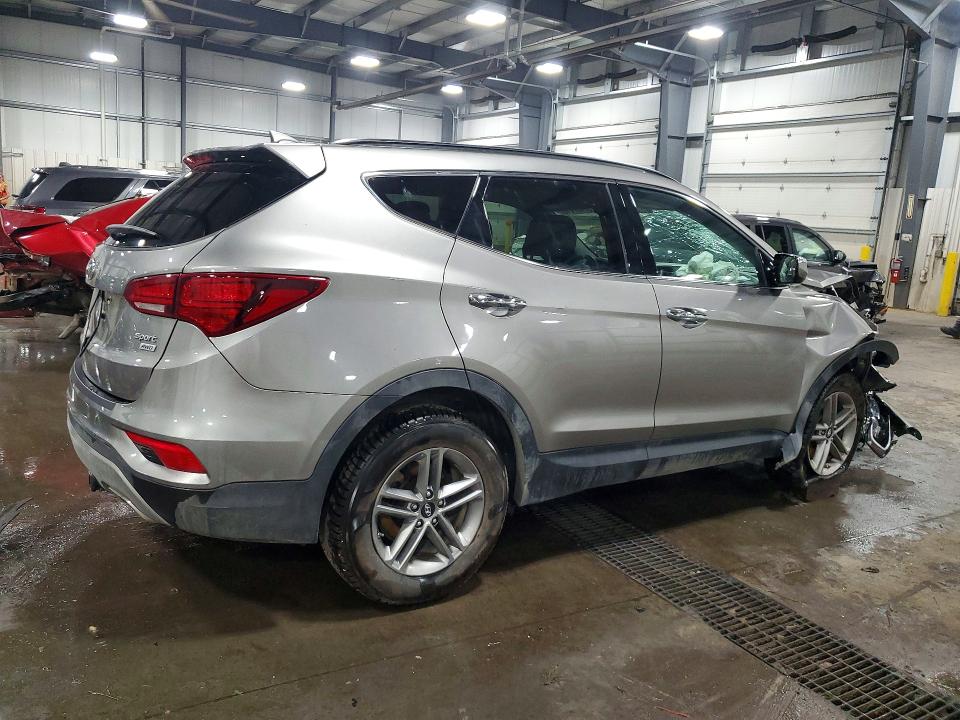 2018 Hyundai Santa fe VIN 5XYZUDLB8JG536996 COPART salvage auction — FRONT END, Mn - Cert Of Title-Salvage, sold $225 on 2026-07-28 (photo 3)