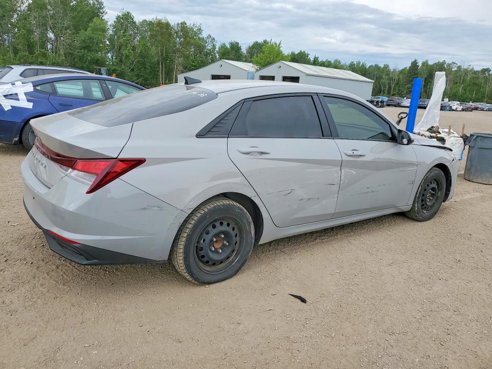 2022 Hyundai Elantra VIN KMHLM4AG2NU289978 COPART salvage auction — FRONT END, ON - PERMIT SALVAGE, sold $1,400 on 2026-07-28 (photo 3)