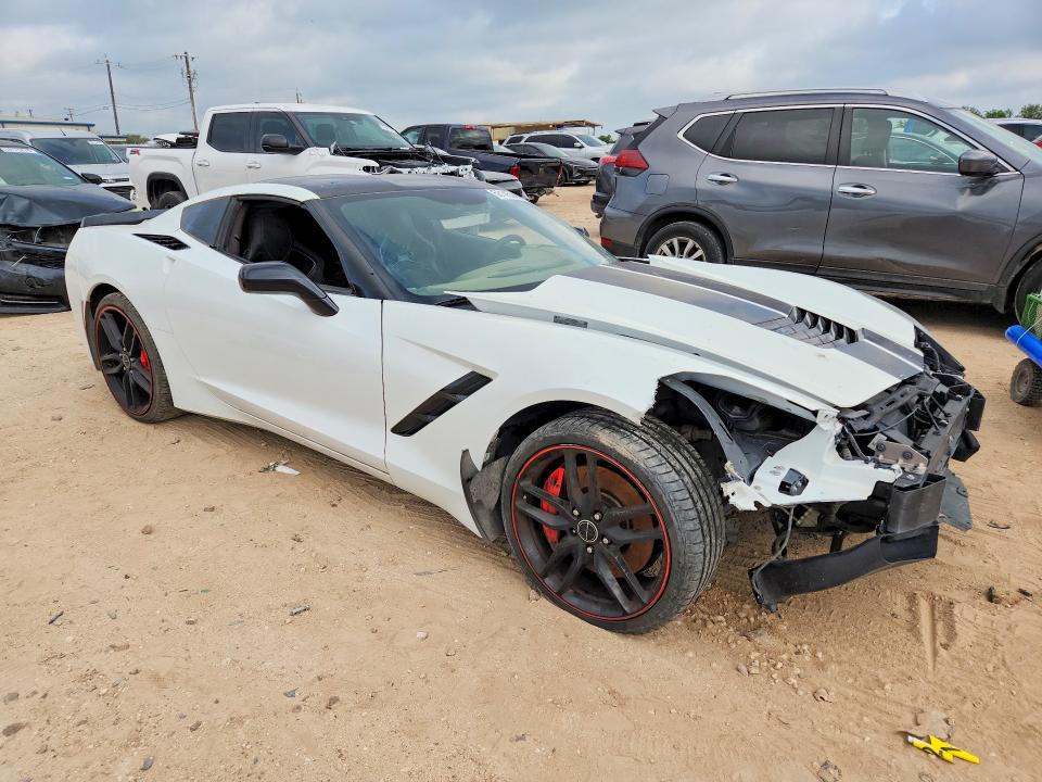 2015 Chevrolet Corvette VIN 1G1YM2D72F5120249 COPART salvage auction — MECHANICAL, Tx - Certificate Of Title, sold $18,100 on 2026-07-27 (photo 4)
