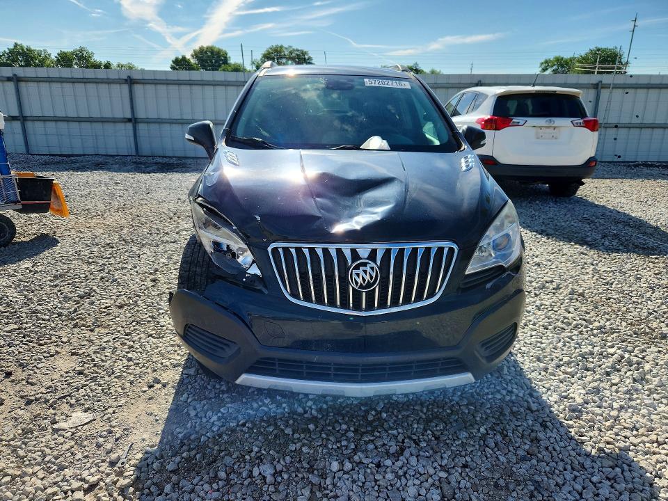 2016 Buick Encore VIN KL4CJESB4GB724434 COPART salvage auction — FRONT END, Oh - Cert Of Title-Salvage, sold $575 on 2026-07-07 (photo 5)