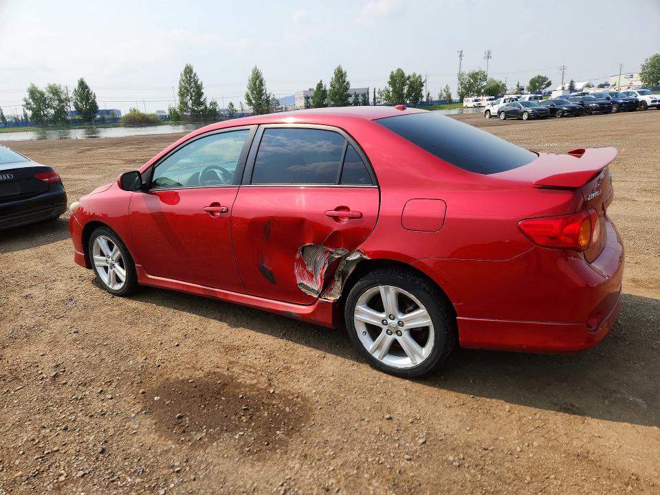 2009 Toyota Corolla VIN 2T1BE40EX9C022460 COPART salvage auction — SIDE, Ab - Bos - Salvage, sold $2,800 on 2026-08-04 (photo 2)