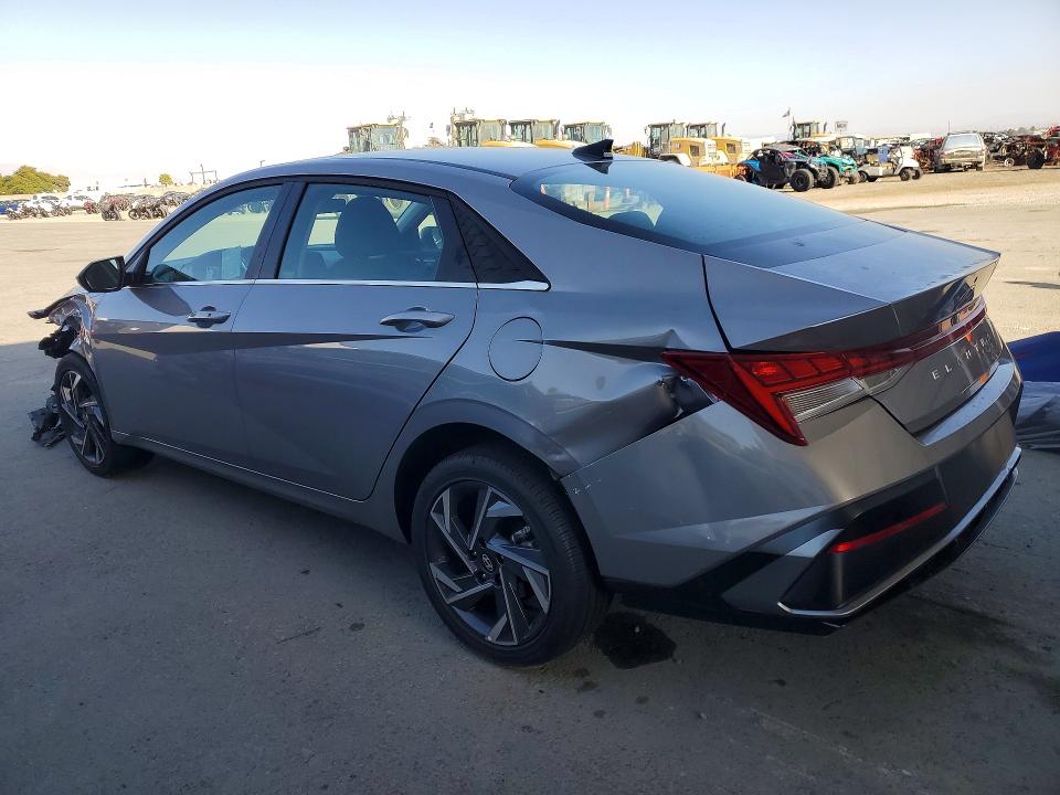 2025 Hyundai Elantra VIN KMHLS4DG8SU963919 COPART salvage auction — FRONT END, Ca - Salvage Certificate, sold $4,250 on 2026-07-02 (photo 2)