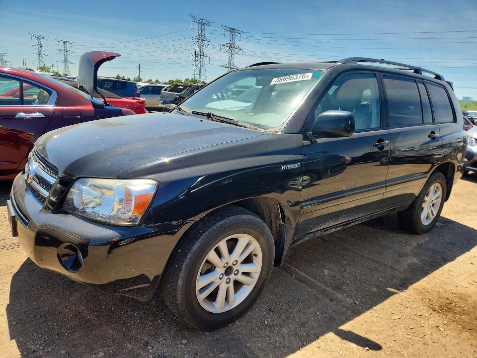 2007 Toyota Highlander VIN JTEHW21A570044909 COPART salvage auction — MECHANICAL, Il - Certificate Of Title, sold $675 on 2026-07-28 (photo 1)