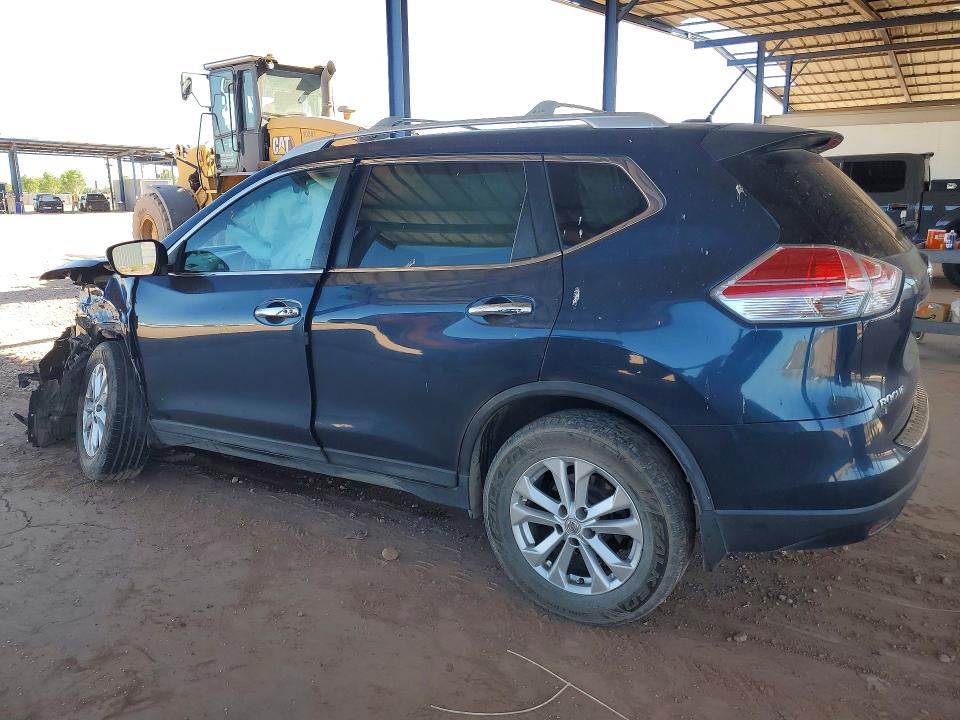 2016 Nissan Rogue VIN KNMAT2MT6GP626696 COPART salvage auction — FRONT END, Salvage Title, sold $175 on 2026-07-21 (photo 2)