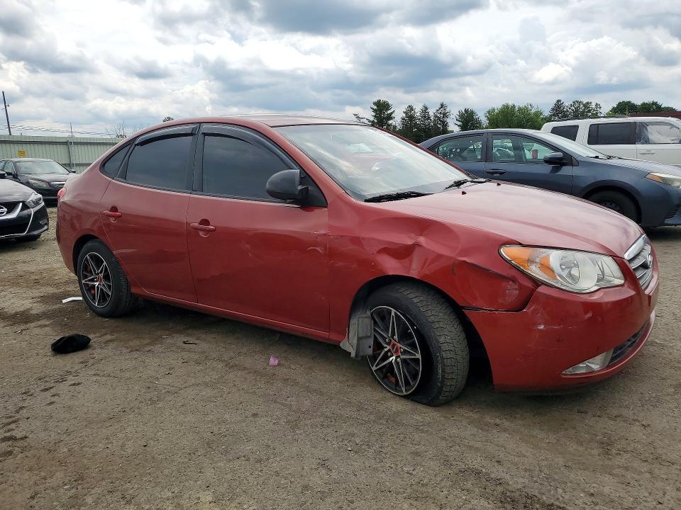 2009 Hyundai Elantra VIN KMHDU46D09U825223 COPART salvage auction — FRONT END, Pa - Certificate Of Salvage, sold $400 on 2026-07-31 (photo 4)